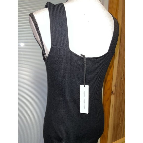 Red Haute Black Button Down Dress - NWT -MEDIUM - Picture 7 of 11